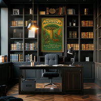 Magnificent Madagascar Adventure Vintage Travel Poster