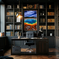 Yellowstone Vivid Colors Travel Poster Print