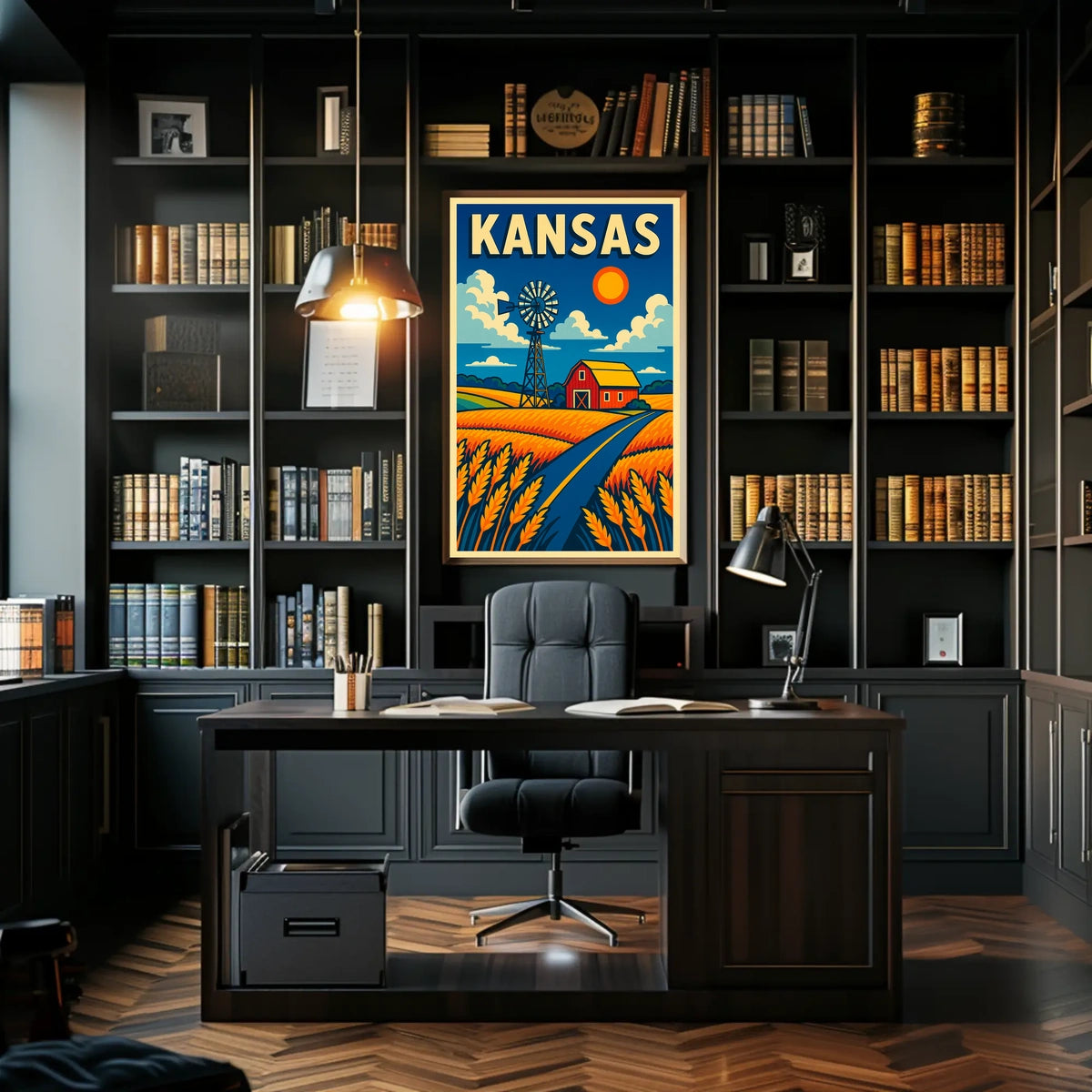 Kansas Countryside Poster