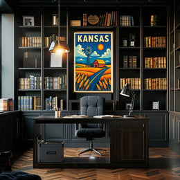 Kansas Countryside Poster