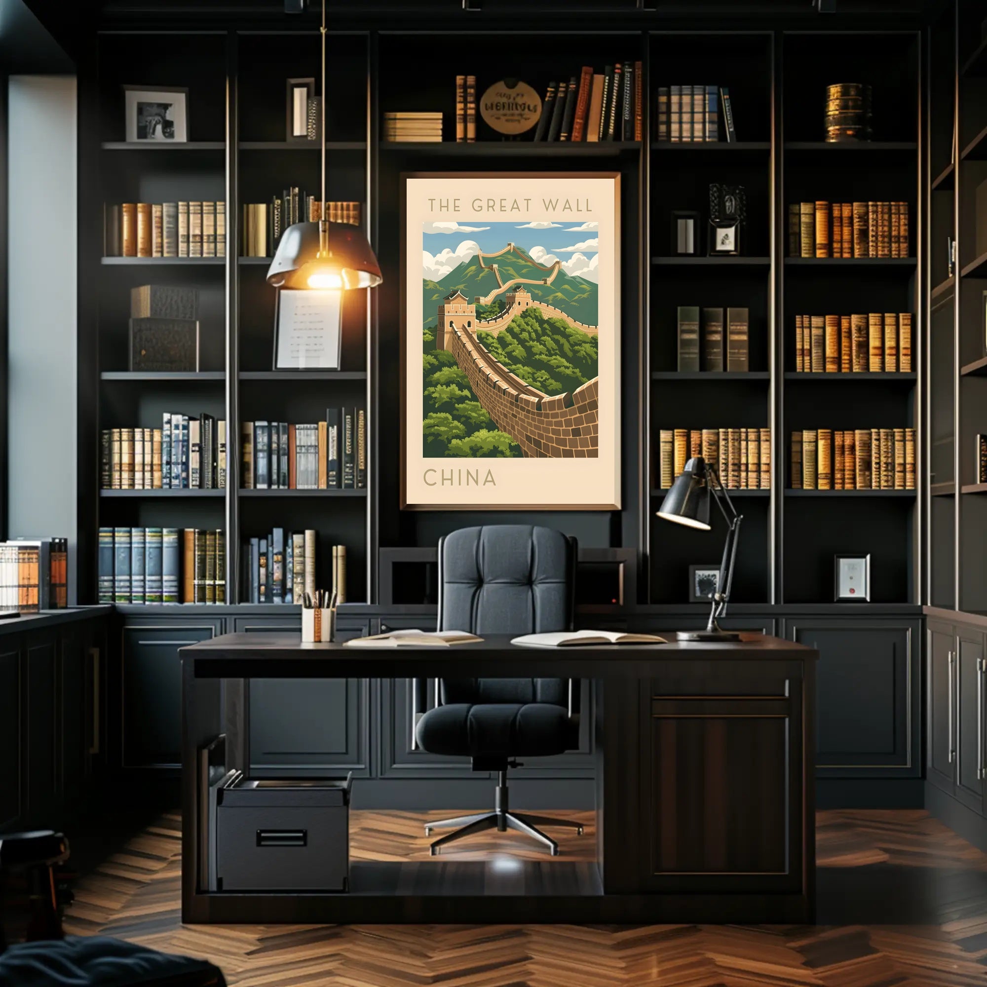The Great Wall of China Travel Scenic Poster