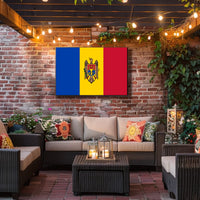 Moldova, Republic of Flag Poster