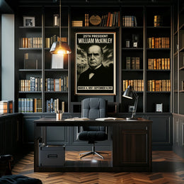 William Mckinley 25Th President Poster
