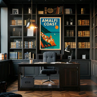 Amalfi Coast A Scenic Escape Poster