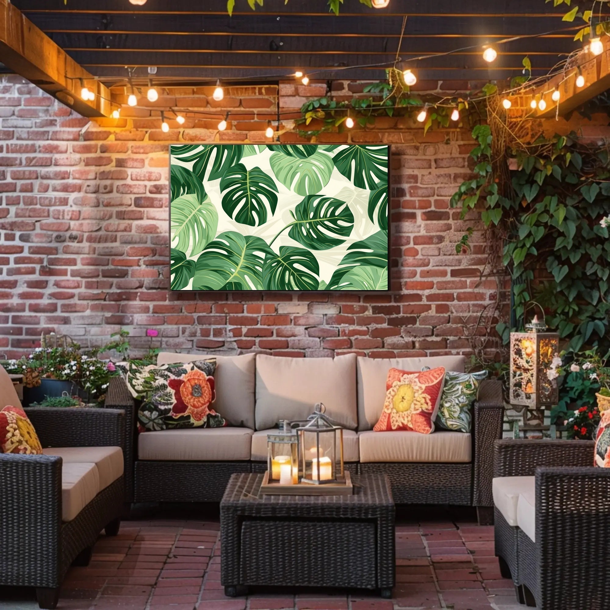 Tropical Foliage Bliss Poster