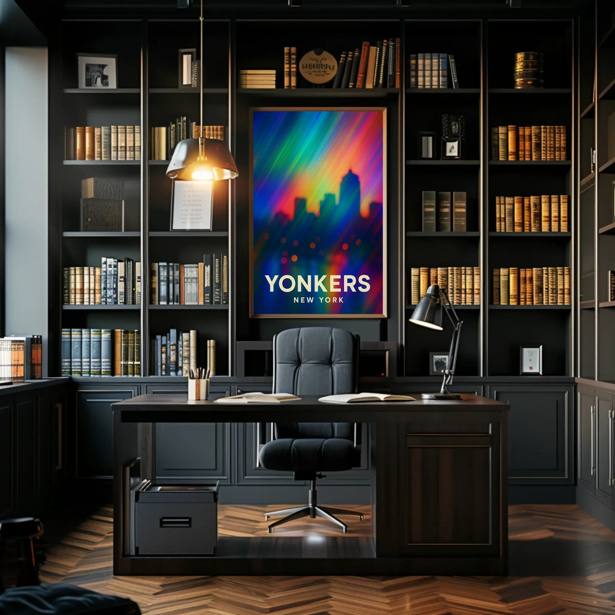 Yonkers Skyline Poster
