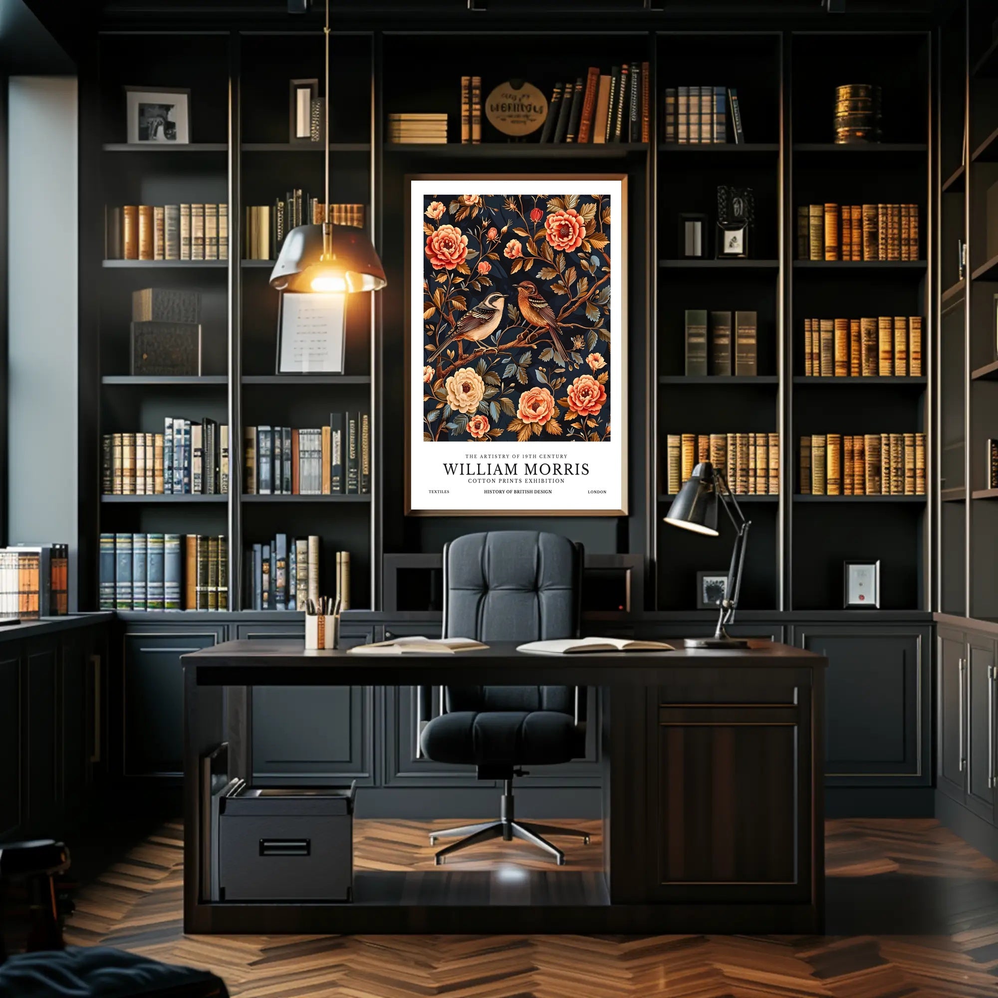William Morris British Design Exhibition Cultural or Heritage Poster