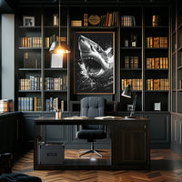 The Ferocious Shark Poster