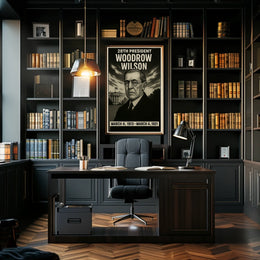 Woodrow Wilson 28Th President Poster