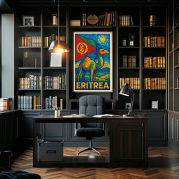 Eritrea Mosaic Art Poster