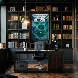 Reviving the Motor City Detroit Poster PosterGoat