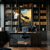 Douglas SBD Dauntless The Dive Bomber Poster PosterGoat