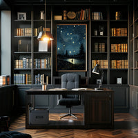 Starry Night Reflections Poster PosterGoat