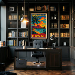 East Honolulu, Hawaii Poster
