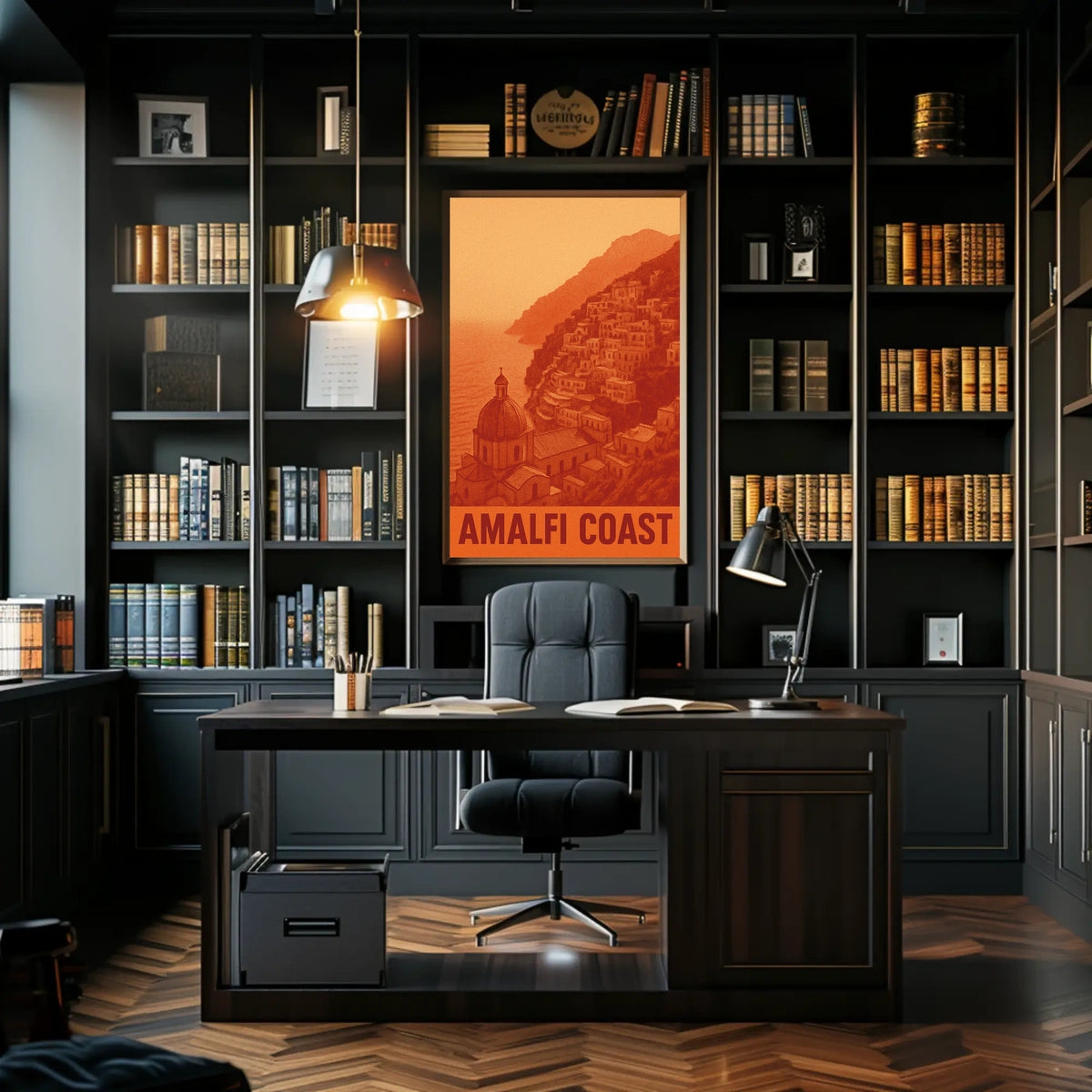 Amalfi Coast Poster 18x24 Coastal Wall Art Print Edition