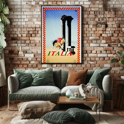 Italia Travel Poster