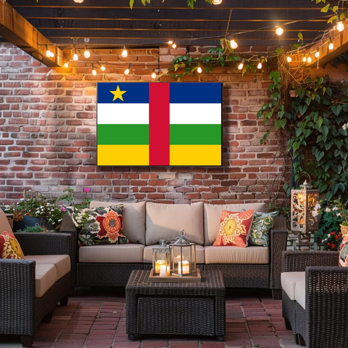 Central African Republic Flag Poster