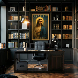 Jesus Christ Wall Art Vintage Print PosterGoat