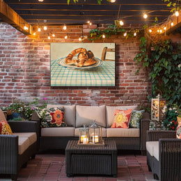 Cozy Breakfast Setting Poster