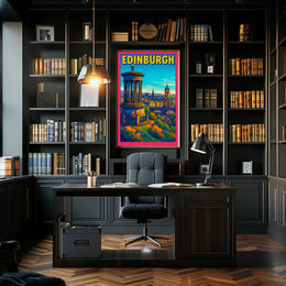Edinburgh Cityscape Poster