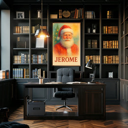 Christmas Cheer Santa Claus Holiday Magic Cultural Poster