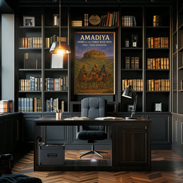 Amadiya Home to the Three Wise Men Poster
