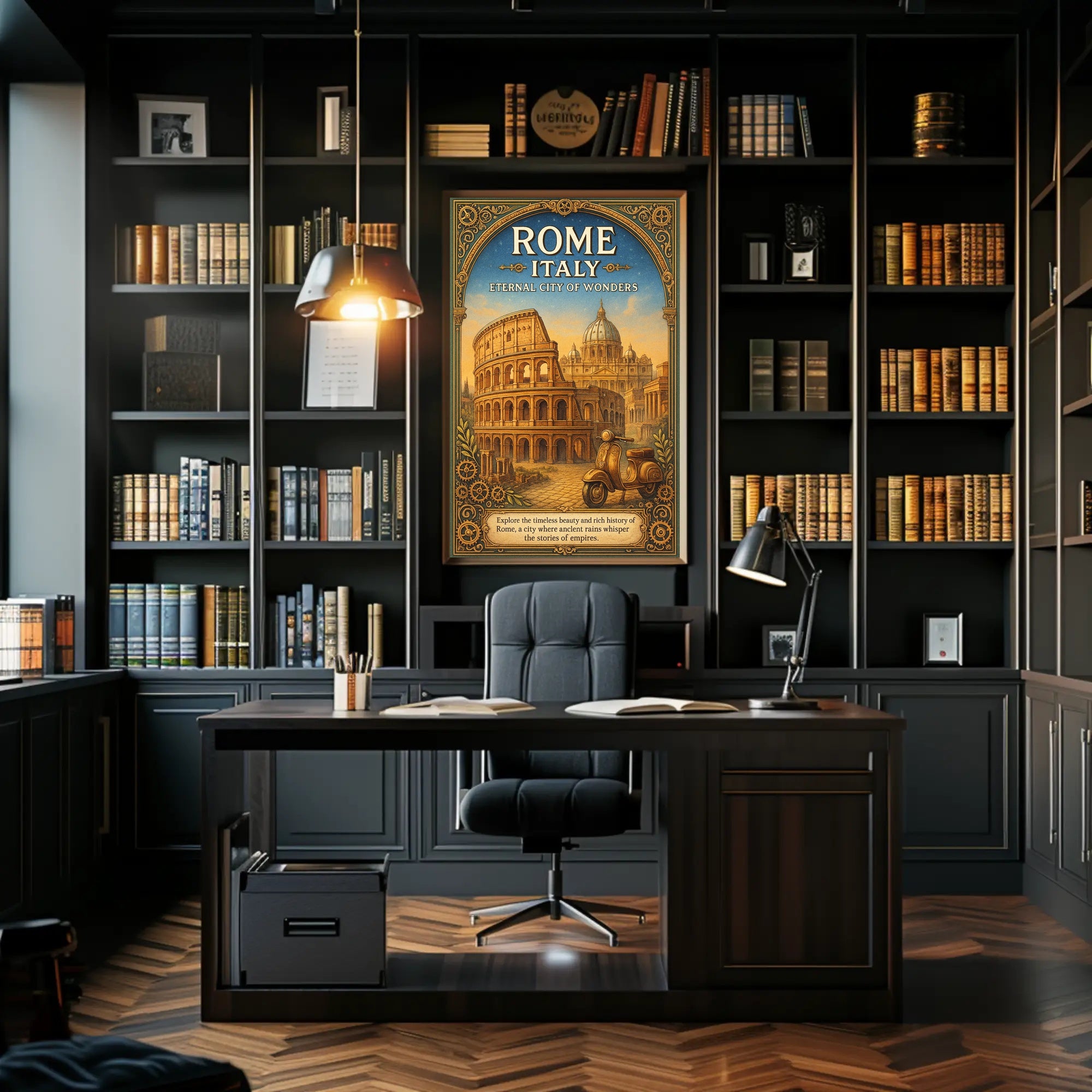 Rome, Italy Eternal City of Wonders Poster