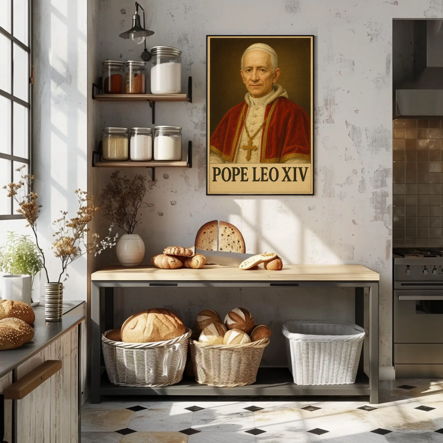 Portrait of Pope Leo XIV Portrait Poster