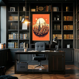 Urban Sunset Poster