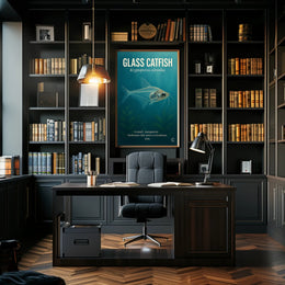 Glass Catfish Kryptopterus vitreolus Poster PosterGoat