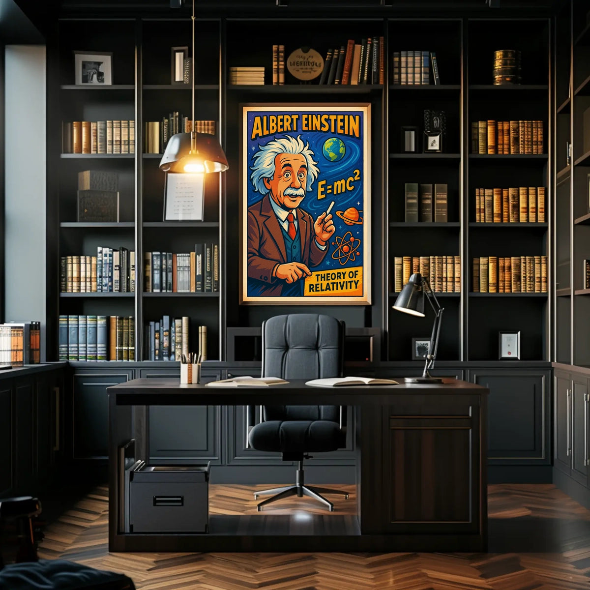 Albert Einstein Theory Of Relativity Poster