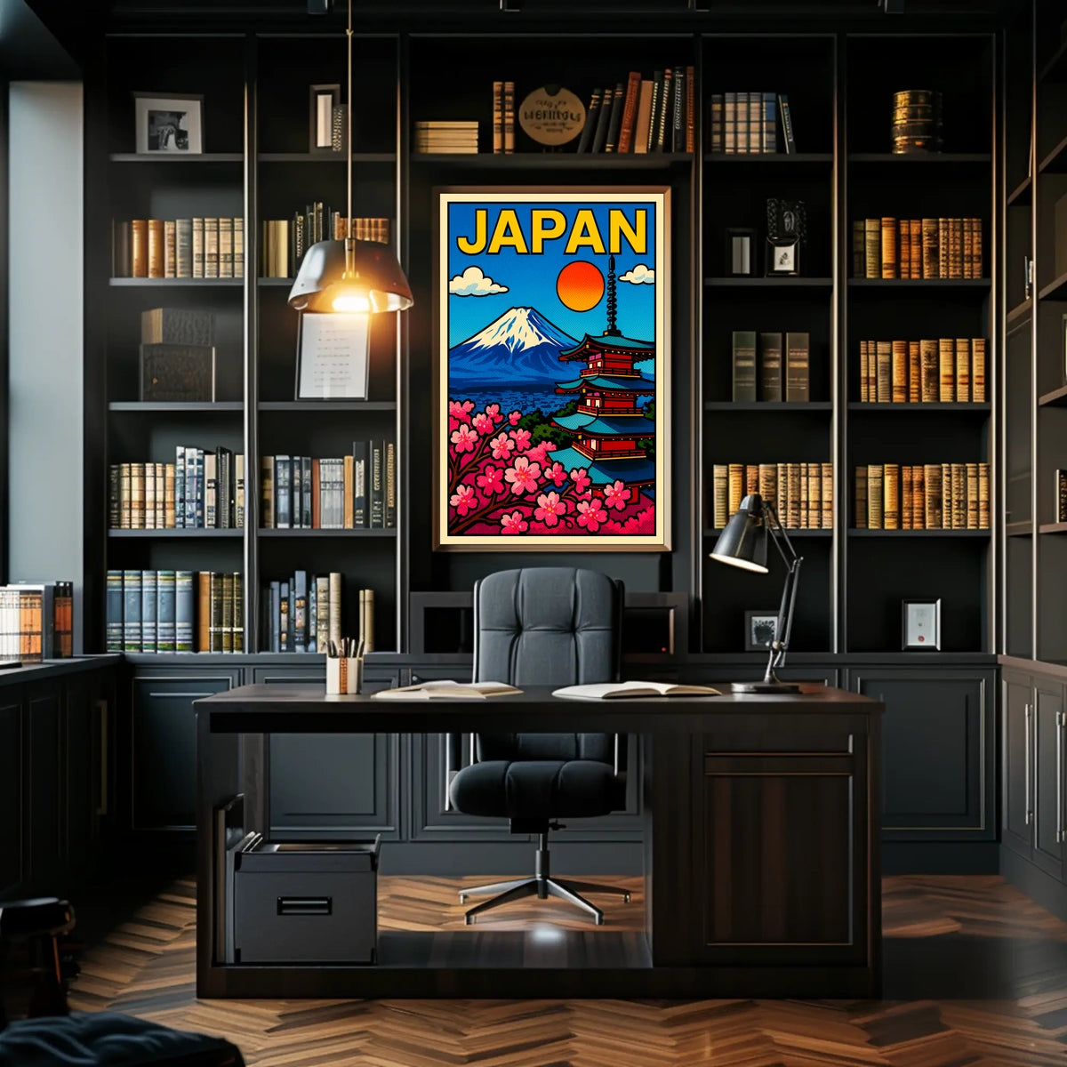 Japan A Vibrant Landscape Poster