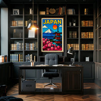 Japan A Vibrant Landscape Poster