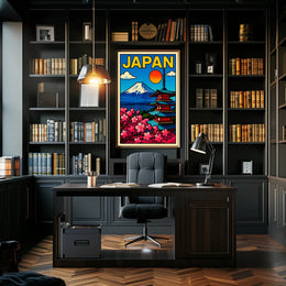 Japan A Vibrant Landscape Poster