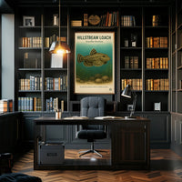 Hillstream Loach Sewellia lineolata Poster PosterGoat