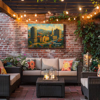 Maseru Cityscape Wanderlust Photography Realism Poster