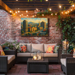 Maseru Cityscape Wanderlust Photography Realism Poster