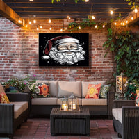 Jolly Santa Claus Illustration Poster