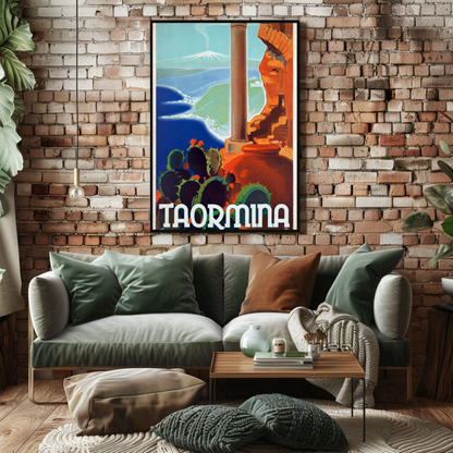 Taormina Travel Poster