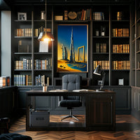 Dubai's Iconic Skyline Poster