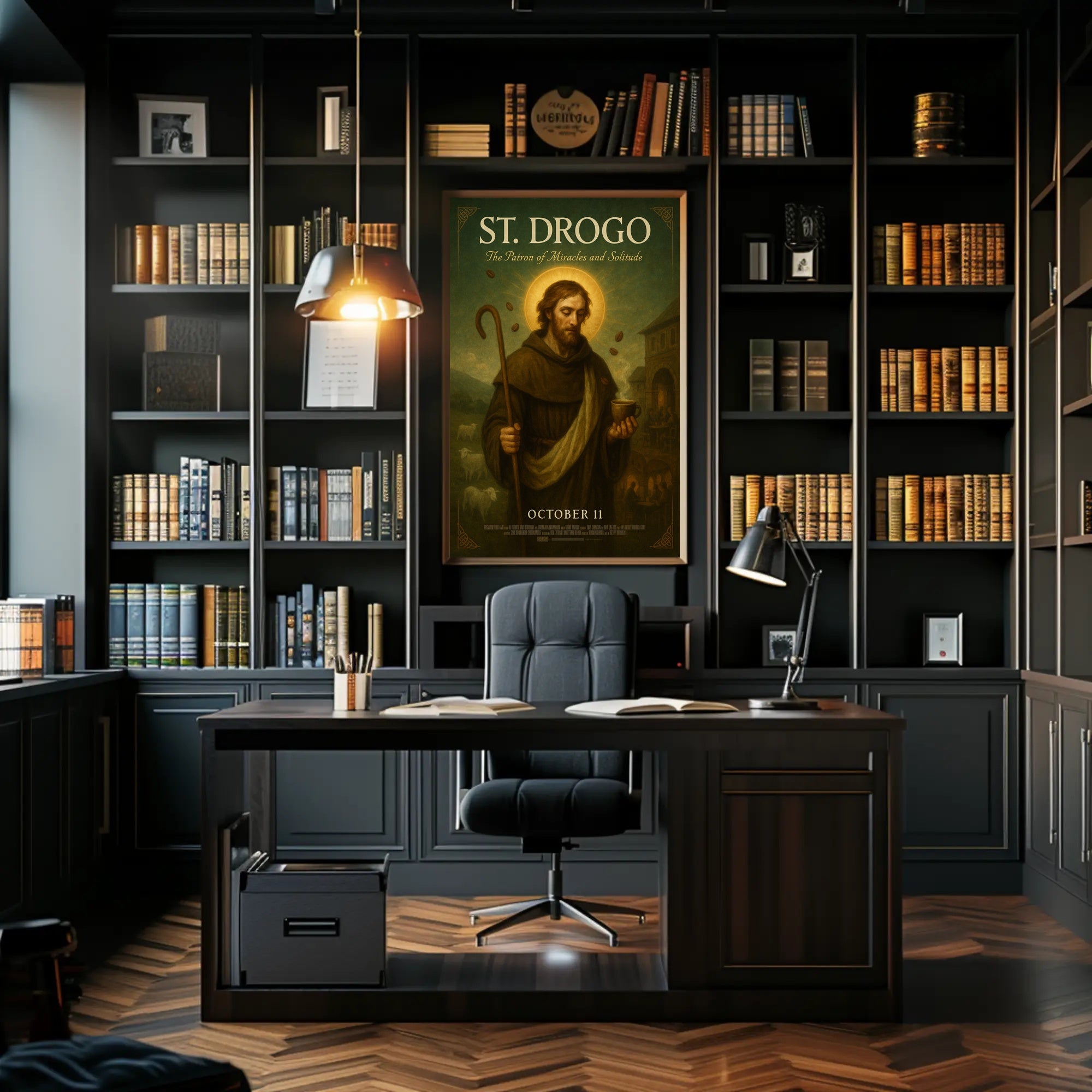 St. Drogo The Patron of Miracles and Solitude Poster PosterGoat