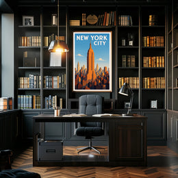 New York City Skyline Poster PosterGoat