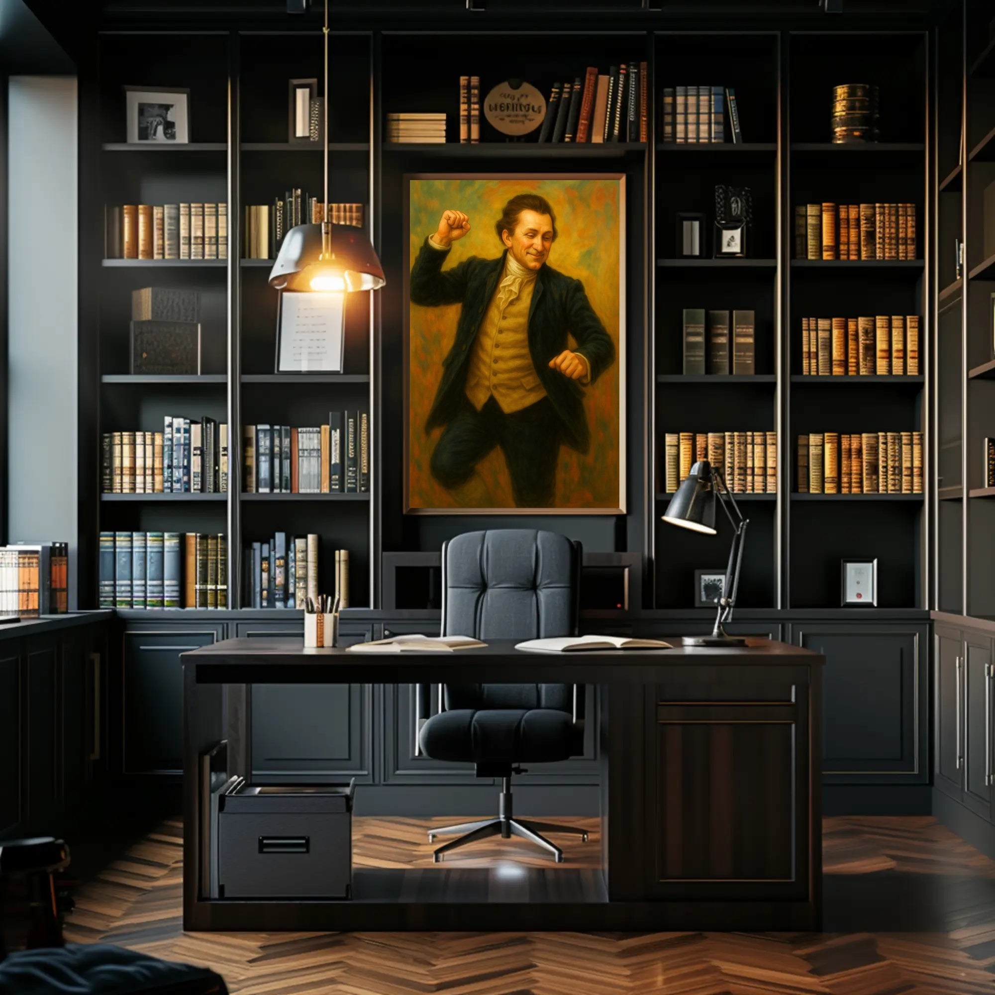 President James Monroe Funny Fist Pump Poster
