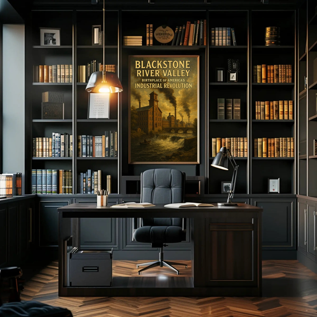 Blackstone River Valley Birthplace Of Poster