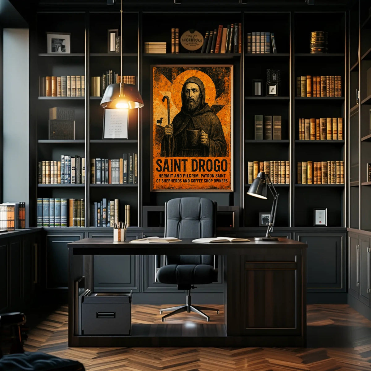 Saint Drogo Patron Saint Poster