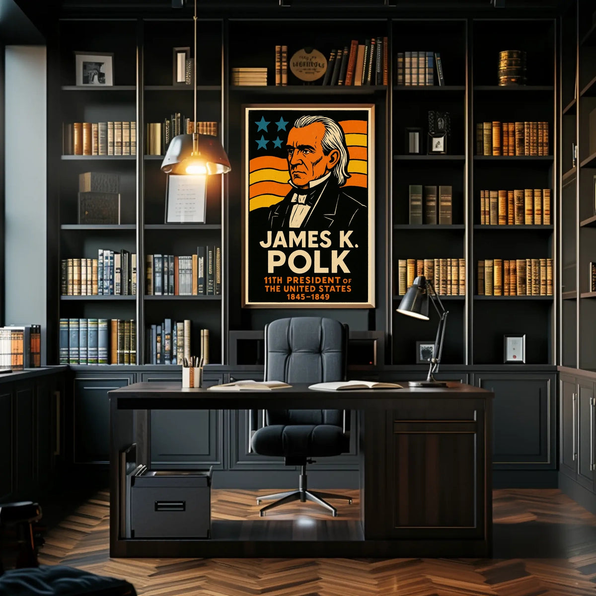 James K. Polk 11th President Poster