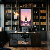 Eiffel Tower Sunset Dreamscape Urban or Cityscape Poster