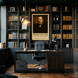 Grover Cleveland Classic Portrait Historical or Presidential Poster