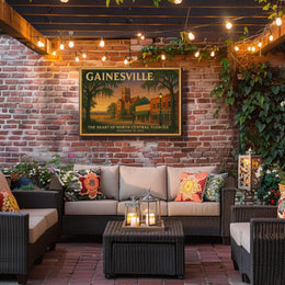 Gainesville Heritage Wall Art Print Decor