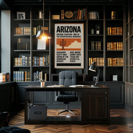 Explore Arizona's Natural Wonders Vintage Travel Poster